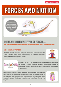 forces and motion worksheet