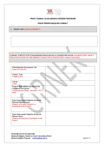 Mevlana Exchange Programme Application Form