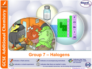 G9-Group 7 Halogens