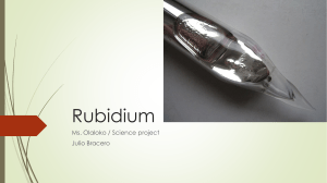 Presentacion rubidium