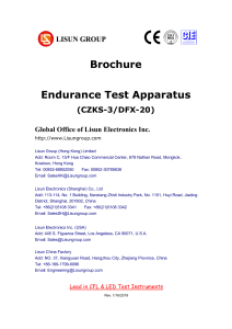 LISUN Endurance Test Apparatus CZKS-3/DFX-20