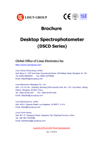 LISUN Desktop Spectrophotometer