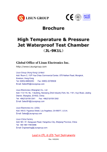 LISUN High Temperature Pressure Jet Waterproof Test Chamber