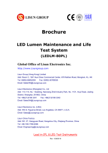 LISUN Led Lumen Maintenance And Life Test System