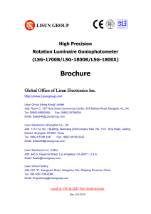 LISUN High Precision Rotation Luminaire Goniophotometer