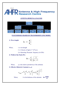 Antenna Design Formulas