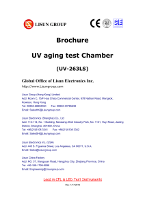 LISUN UV-Aging-Test-Chamber UV-263LS