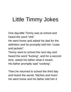 Little Timmy stories - Google Docs