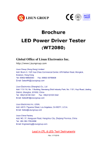 LISUN Led-Power-Driver-Tester WT2080