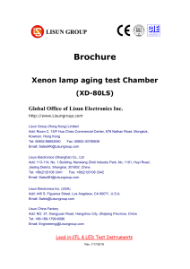 LISUN Xenon-Lamp-Aging-Test-Chamber XD-80LS