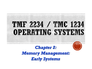 L2-Memory Management part 1