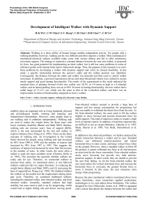 1..Development of Intelligent Walker with Dynamic Support 