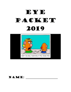 2019 Eye Packet