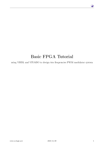 Basic FPGA Tutorial Vivado VHDL