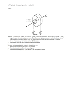 Rotational Dynamics - AP Practice #2