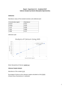 Analytical Chemistry Lab Report 3