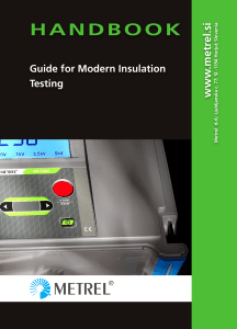 Guide to Modern Insulation Testing Handbook