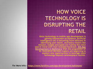 How Voice Technology is Disrupting the Retail