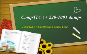 CompTIA A+ 220-1001 Practice Test