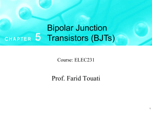 bi-polar junction transistor