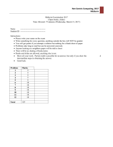 Net-Centric Computing Midterm Exam 2017