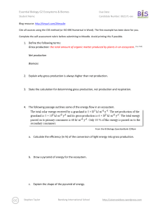 Essential Biology G2 Ecosystems & Biomes