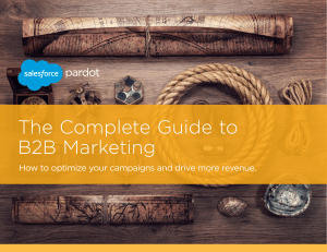 Pardot Complete Guide to B2B Marketing