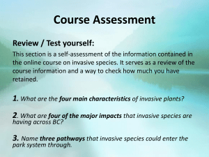 BC Parks Webinar Course Assessment Final 03 25 2014
