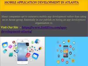 Mobile application Development in Atlanta
