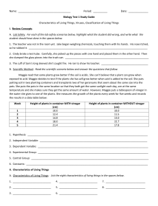 hbiology unit 1 test study guide f2018