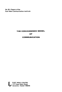 EWCI Paper18-TheConvergenceModelOfCommunication