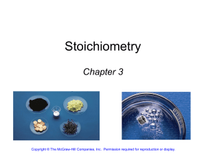 [5] Stoichiometry