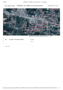 5.8099342, 102.1335801 to smk tanah merah 1 - Google Maps