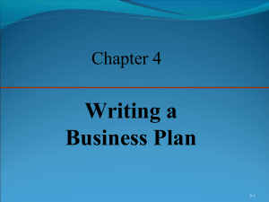 business plan March4