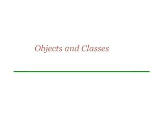 (3) classes and objects