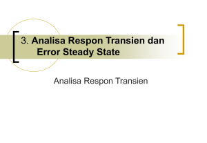 Slide Analisa respon sistem