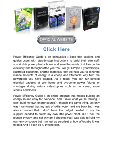 Mark Edwards’ Power Efficiency Guide PDF Free Download