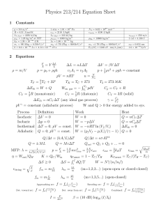 EquationSheet p213p214-fall2018v2