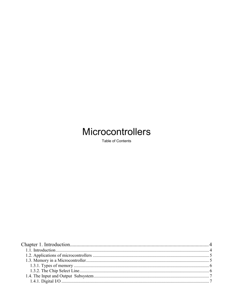 microcontroller project research paper