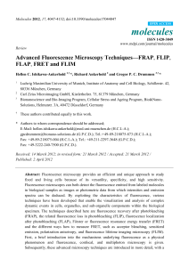 Advanced Fluorescence Microscopy Techniques Review