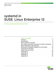 systemd in suse linux enterprise 12 white paper