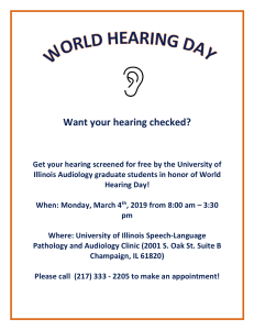 World Hearing Day Flyer 