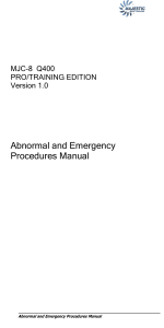 MJC-8 Q400 Abnormal/Emergency Procedures Manual