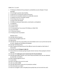 Exam III Chp 7-9 Spring 2019 Review Sheet