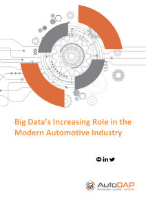 Big Data’s Increasing Role in the Modern Automotive Industry