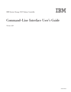 IBM SVC Command line 4.10 200606