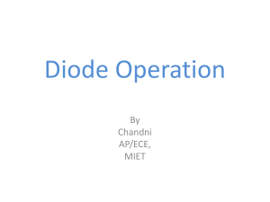 Diode Operation
