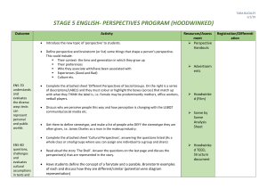 Hoodwinked Program- Perspectives in Narratives