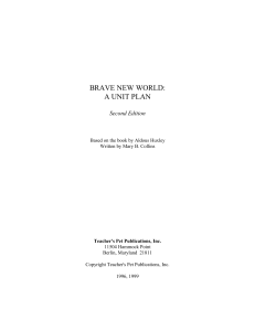 brave new world  study guide