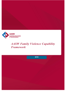 AASW Family Violence Capability Framework 2018